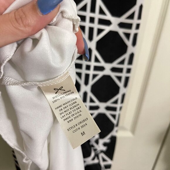 Everly Womens Black White Geometric Stripe Sleeveless Career Shift Dress Medium - Picture 3 of 7